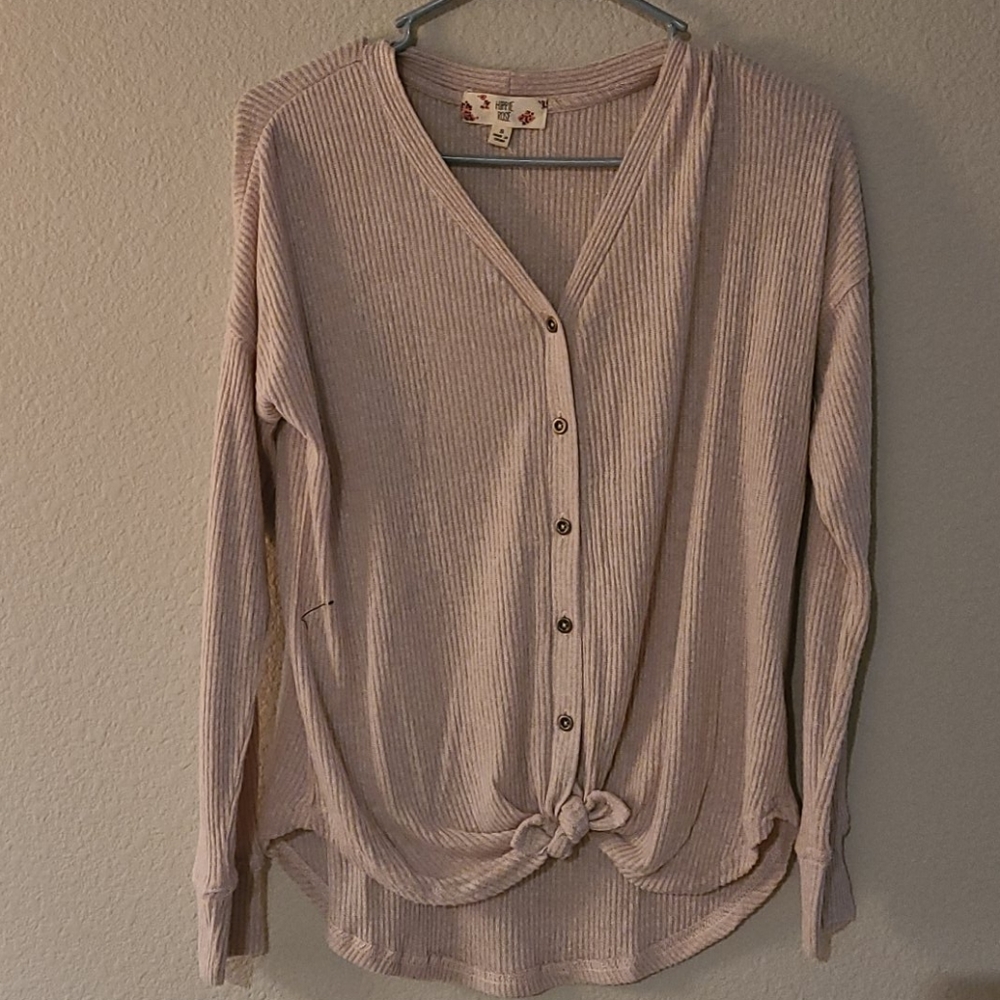 Hippie Rose, casual top, peach color